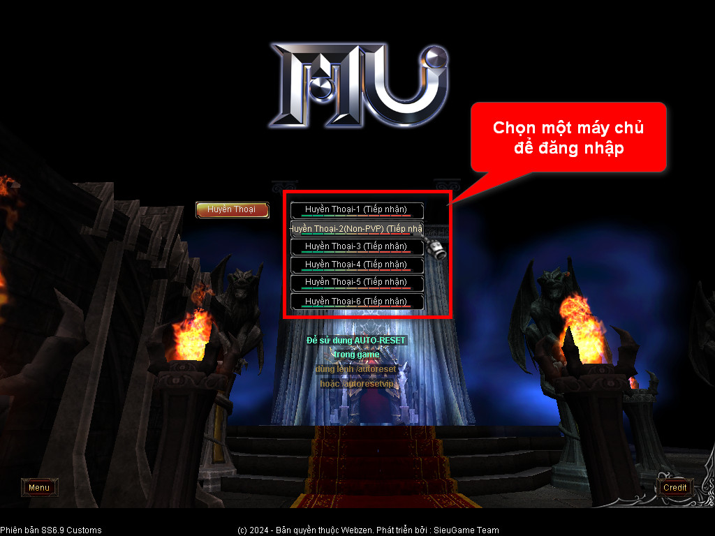 Chức năng chính của Game MU Thiên Sơn